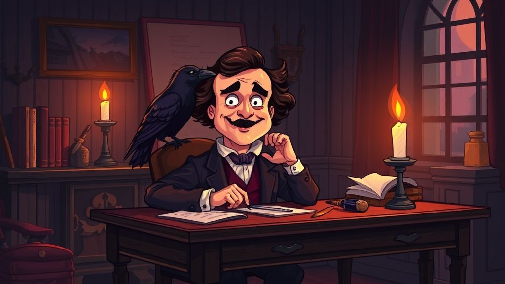 Hilarious Edgar Allan Poe Puns for Literary Laughs